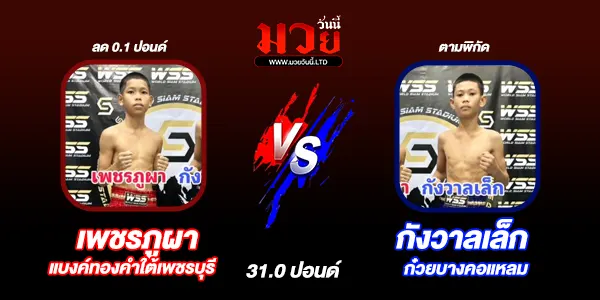 โปรแกรมมวยไทย วันศุกร์ที่ 18 ตุลาคม 2567