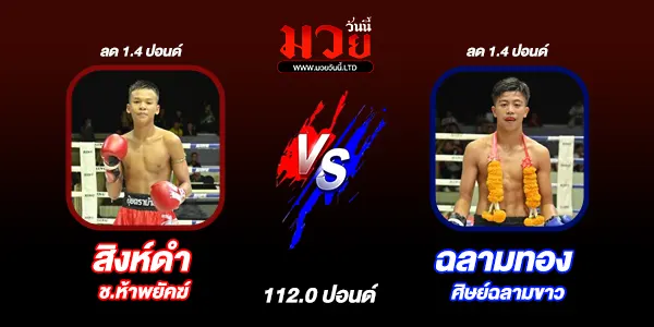 โปรแกรมมวยไทย วันจันทร์ที่ 25 พฤศจิกายน 2567