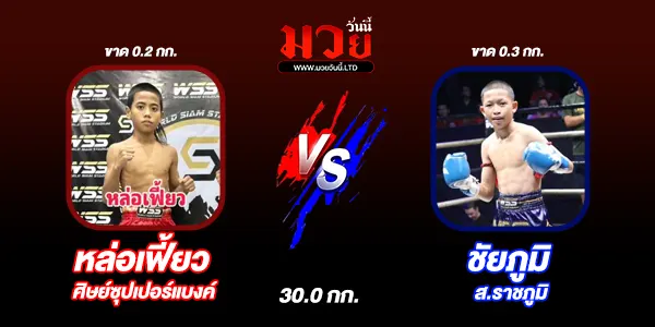 โปรแกรมมวยไทย วันศุกร์ที่ 22 พฤศจิกายน 2567