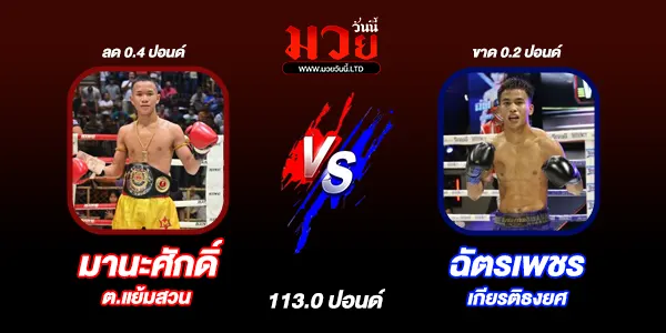 โปรแกรมมวยไทย วันเสาร์ที่ 28 ธันวาคม 2567