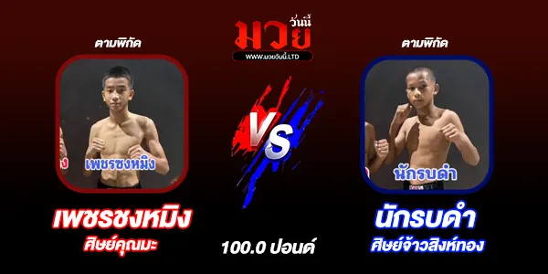 โปรแกรมมวยไทย วันอาทิตย์ที่ 29 ธันวาคม 2567