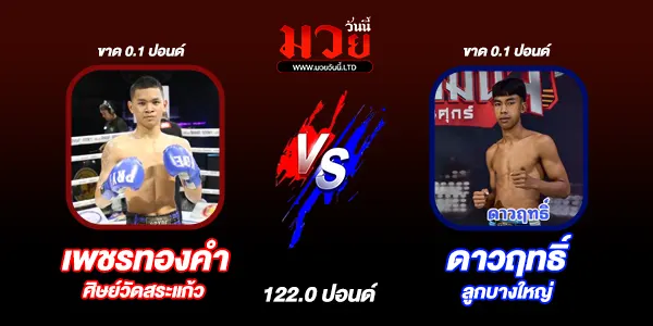 โปรแกรมมวยไทย วันศุกร์ที่ 13 ธันวาคม 2567