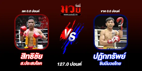 โปรแกรมมวยไทย วันเสาร์ที่ 28 ธันวาคม 2567