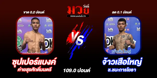 โปรแกรมมวยไทย วันพุธที่ 15 มกราคม 2568