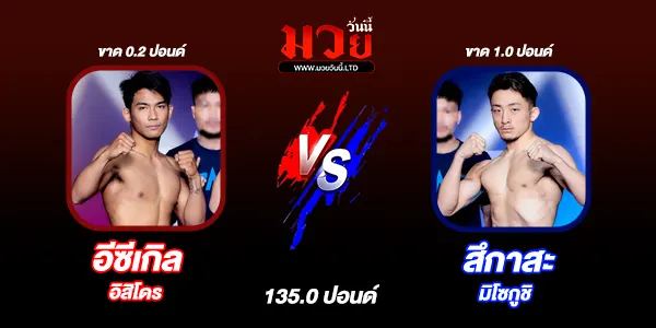 โปรแกรมมวยไทย วันศุกร์ที่ 10 เมษายน 2568