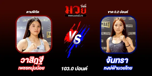 โปรแกรมมวยไทย วันอาทิตย์ที่ 6 เมษายน 2568