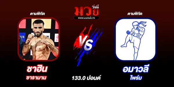 โปรแกรมมวย วันศุกร์ที่ 11 เมษายน 2568