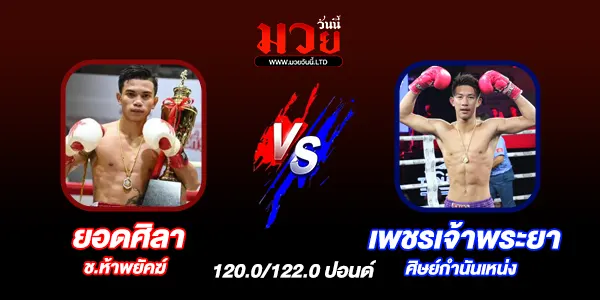 โปรแกรมมวยไทย วันพุธที่ 16 เมษายน 2568 