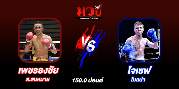 โปรแกรมมวยวันนี้