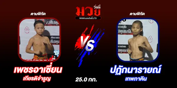 โปรแกรมมวยวันนี้
