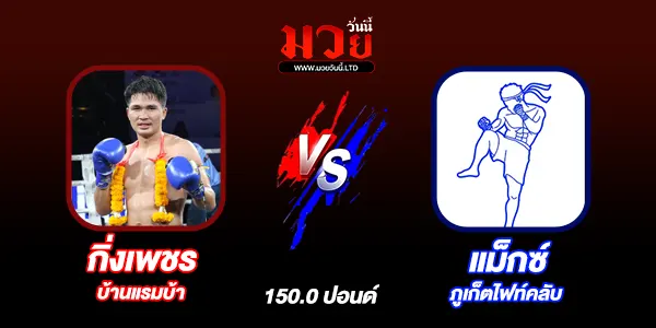 โปรแกรมมวยไทย วันพุธที่ 16 เมษายน 2568 