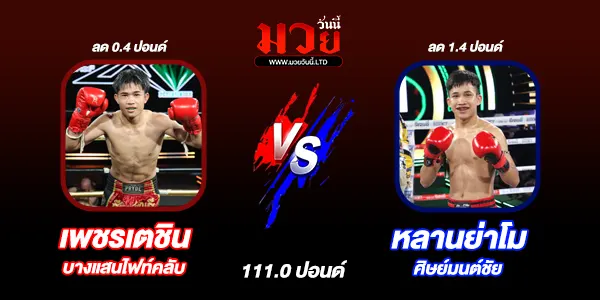 ผลมวย