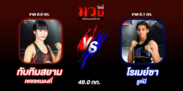 โปรแกรมมวยไทย วันเสาร์ที่ 10 พฤษภาคม 2568 