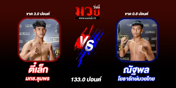 โปรแกรมมวยไทย วันอาทิตย์ที่ 11 พฤษภาคม 2568 