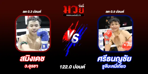 โปรแกรมมวยไทย วันพฤหัสบดีที่ 8 พฤษภาคม 2568 