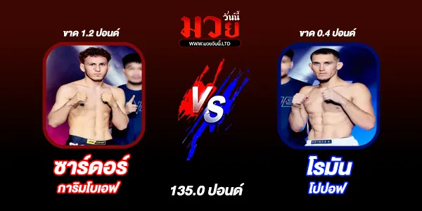 ผลมวย