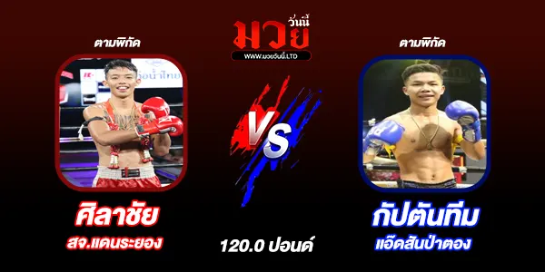 โปรแกรมมวยวันนี้