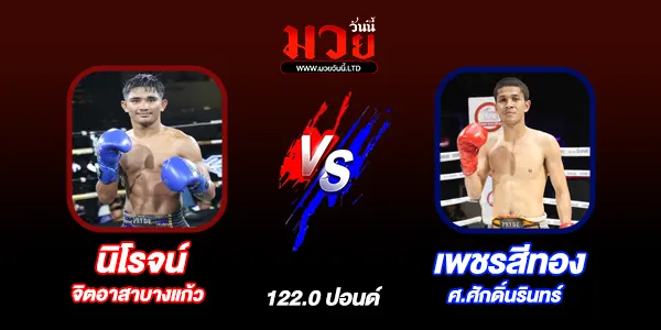 โปรแกรมมวยวันนี้