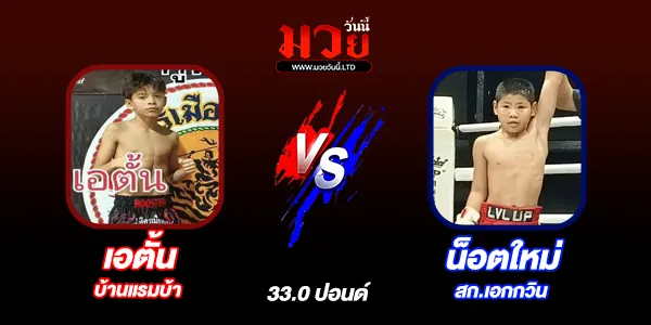 โปรแกรมมวยวันนี้
