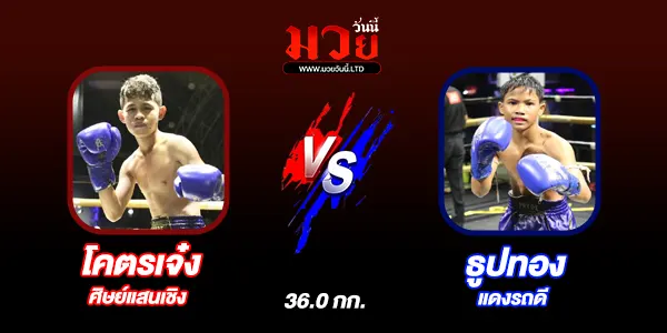 โปรแกรมมวยวันนี้