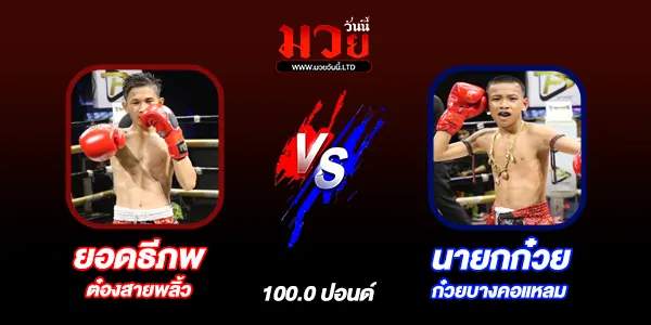 โปรแกรมมวยวันนี้