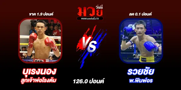โปรแกรมมวยไทย วันอาทิตย์ที่ 27 กรกฎาคม 2568 