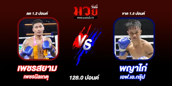 โปรแกรมมวยไทย วันพุธที่ 30 กรกฎาคม 2568 