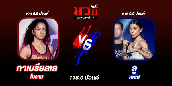 โปรแกรมมวยไทย วันศุกร์ที่ 4 กรกฎาคม 2568