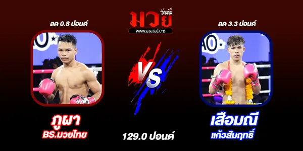 โปรแกรมมวยไทย วันพุธที่ 23 กรกฎาคม 2568
