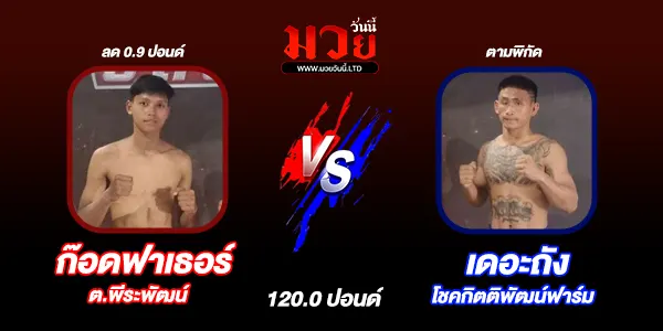 โปรแกรมมวยไทย วันอาทิตย์ที่ 27 กรกฎาคม 2568 