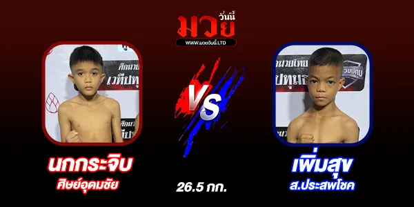 โปรแกรมมวยไทย วันจันทร์ที่ 14 กรกฎาคม 2568 