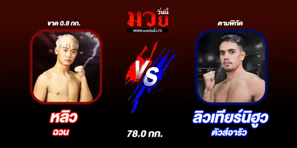 โปรแกรมมวยวันนี้