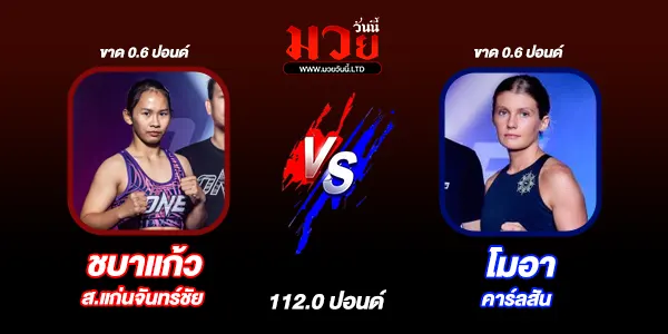 โปรแกรมมวยวันนี้