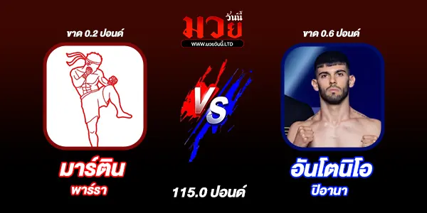 โปรแกรมมวยไทย วันศุกร์ที่ 25 กรกฎาคม 2568