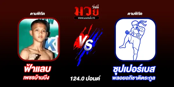 โปรแกรมมวยวันนี้