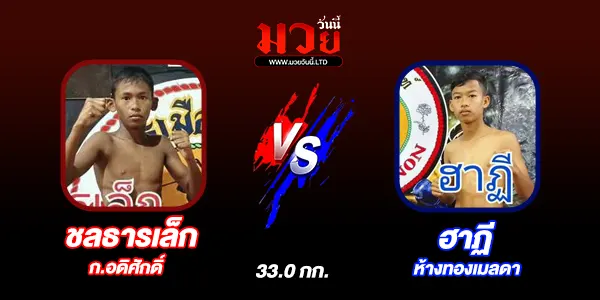 โปรแกรมมวยวันนี้