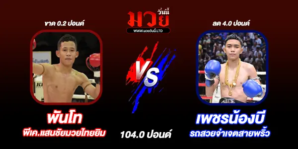 โปรแกรมมวยไทย วันเสาร์ที่ 16 สิงหาคม 2568 