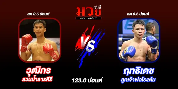 โปรแกรมมวยไทย วันอาทิตย์ที่ 17 สิงหาคม 2568 