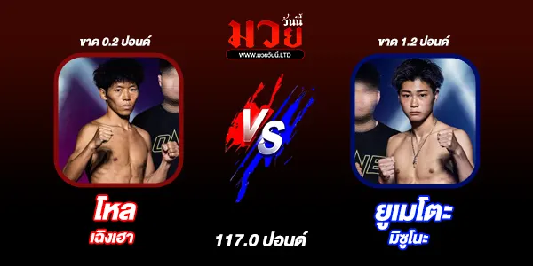 โปรแกรมมวยไทย วันศุกร์ที่ 8 สิงหาคม 2568 
