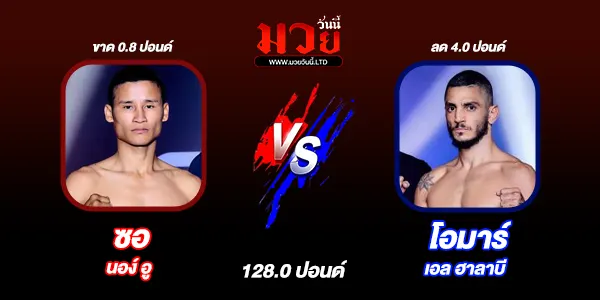 โปรแกรมมวยไทย วันศุกร์ที่ 15 สิงหาคม 2568 