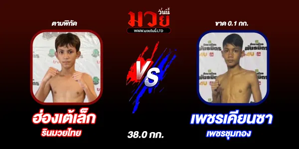 โปรแกรมมวยวันนี้