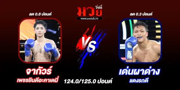 โปรแกรมมวยวันนี้