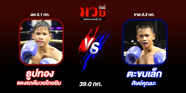 โปรแกรมมวยไทย วันอังคารที่ 9 กันยายน 2568 