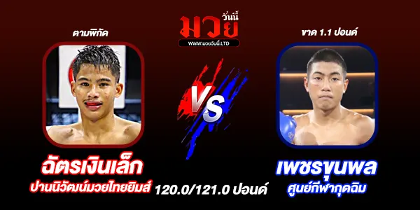 โปรแกรมมวยไทย วันพฤหัสบดีที่ 18 กันยายน 2568