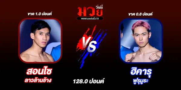 โปรแกรมมวยไทย วันศุกร์ที่ 12 กันยายน 2568 