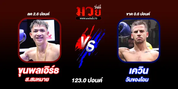 โปรแกรมมวยไทย วันพุธที่ 24 กันยายน 2568 