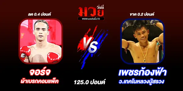โปรแกรมมวยไทย วันอาทิตย์ที่ 28 กันยายน 2568 