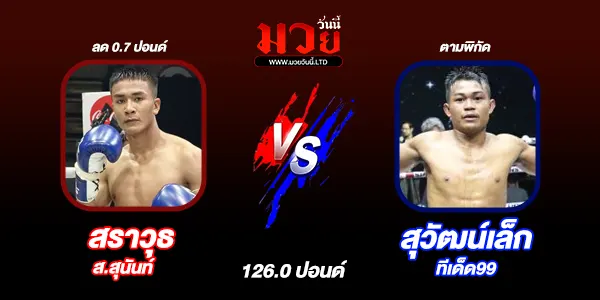 โปรแกรมมวยไทย วันอาทิตย์ที่ 14 กันยายน 2568 