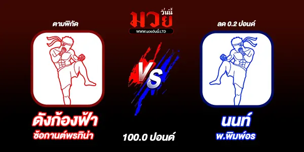 โปรแกรมมวยไทย วันเสาร์ที่ 20 กันยายน 2568 