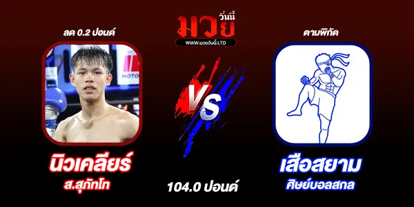 โปรแกรมมวยไทย วันอาทิตย์ที่ 28 กันยายน 2568 